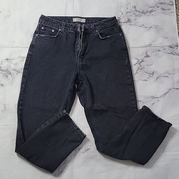 Free People High Rise Black Jeans - Picture 2 of 4